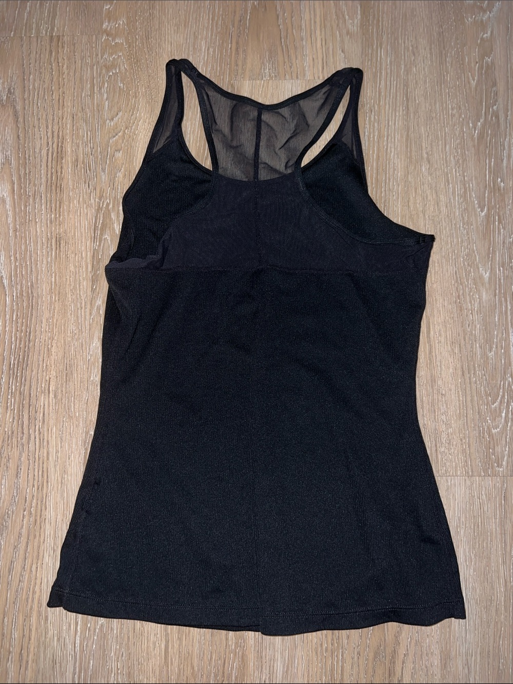 Nike Black Mesh Racerback Tank Top - Picture 2 of 2